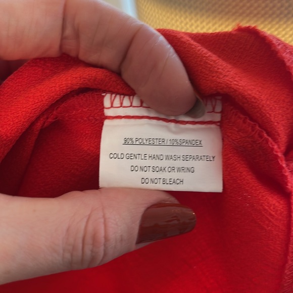 RED BACKLESS MINU DRESS - Picture 12 of 13